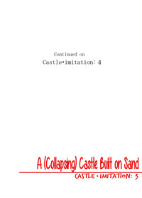 ACastle Built on Sand - Castle, imitation: 3 hentai
