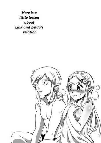 Link to Zelda no Shoshinsha ni Yasashii Sex Nyuumon | Here is a little lesson about Link and Zelda's relation hentai