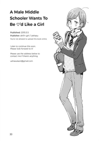 Danshi Chuugakusei demo Onnanoko Mitai ni Saretai | A Male Middle Schooler Wants to Be ♡'d like a Girl hentai
