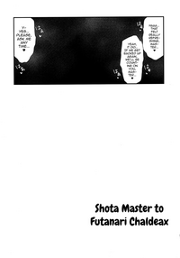 Shota Master to Futanari Chaldeax hentai