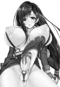 Futanari Doutei Tifa SanInran Mesuchinpo Kairaku Ochi + Paper hentai