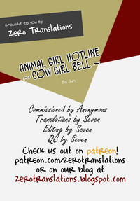 Kemonokko Tsuushin| Animal Girl Hotline hentai