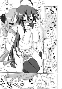 Ijiwaru Kagami. Ijirare Konata. | Meanie Kagami. Teased Konata. hentai