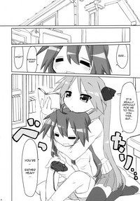 Ijiwaru Kagami. Ijirare Konata. | Meanie Kagami. Teased Konata. hentai