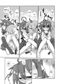 Ijiwaru Kagami. Ijirare Konata. | Meanie Kagami. Teased Konata. hentai