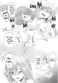 Kaedesan and Shuga make out covered in pee hentai