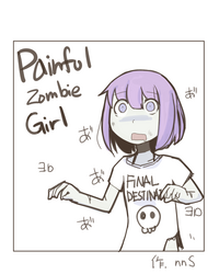 Painful Zombie Girl | 僵屍少女覺得痛苦 hentai