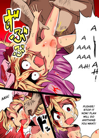 Flandre ga Debu Otoko ni Okasare te Bokkoboko ni sareru Hon | The Flandre Getting Beaten Up And Raped By a Fat Man Book hentai