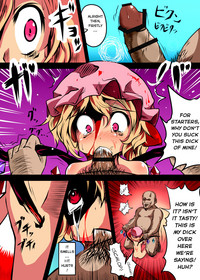 Flandre ga Debu Otoko ni Okasare te Bokkoboko ni sareru Hon | The Flandre Getting Beaten Up And Raped By a Fat Man Book hentai