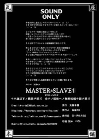 MASTER & SLAVE:II Kiss & Milk hentai