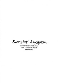 Sword Art Lilycization. hentai