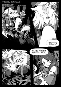 "It's Like A Bad Dream" Windranger x Drow Ranger comic by Riko hentai