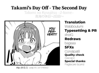 Takami no Kyuujitsu| Takami's Day Off hentai