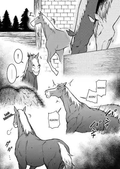 Hakuba ni Norareru Kishi 3 | White Horse Riding a Knight 3 hentai