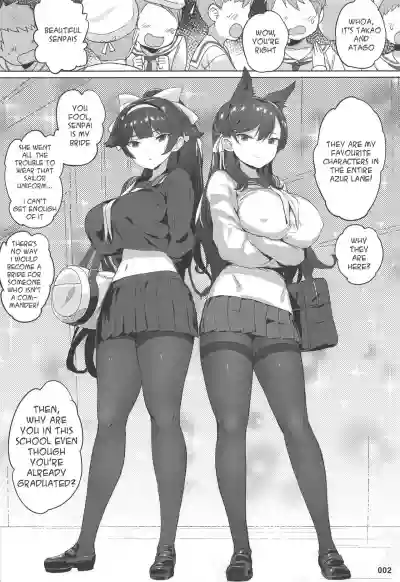 Takao to Atago Senpai no Ijime Ninmu hentai