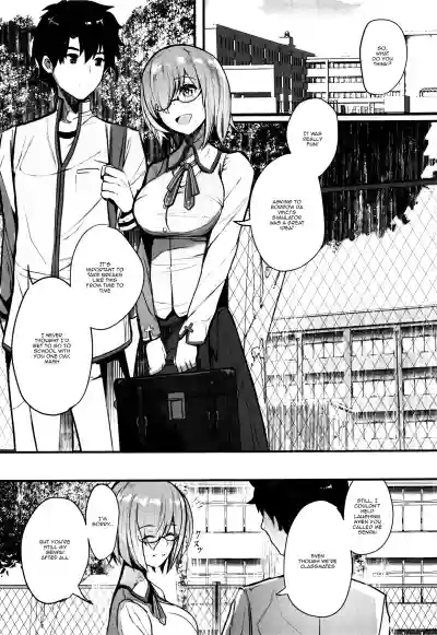 Mash to Koukou Seikatsu Seifuku Hatsu Ecchi Hen | Having a Lewd Highschool Life With Mash hentai