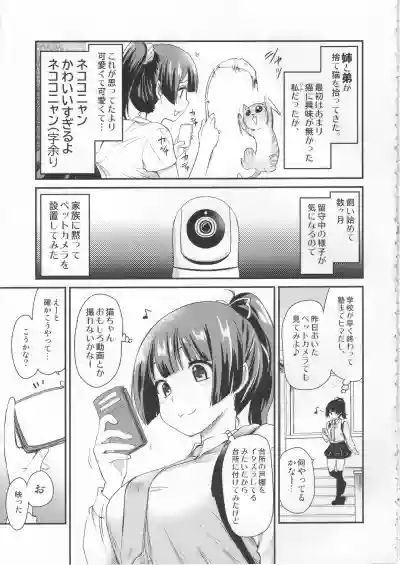 Pet Mimamori Camera ni Ane to Otouto no Sex ga Utsutteta. hentai