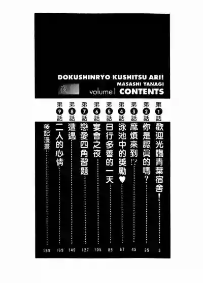 Dokushinryo Kuushitsu Ari! Vol. 1 | 單身宿舍辣美眉 Vol. 1 hentai