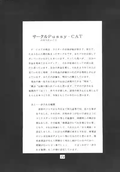 PUSSY CAT Vol. 20 Silent Mobius hentai