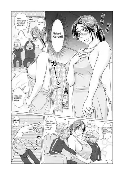 The Lewd Wife Enjoys Naked Apron Cheating with Old Men hentai