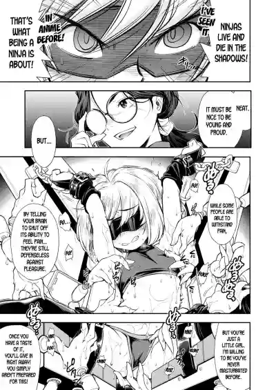 Kinpatsu Loli Ninja wa Kairaku Goumon Machine ni Teikou Dekienai | The Blonde Loli Ninja can't handle the Pleasure Torture Machine! hentai