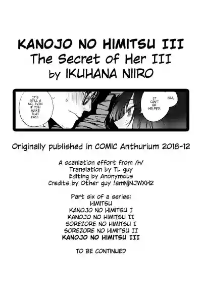 Kanojo no Himitsu III - The Secret of Her III hentai