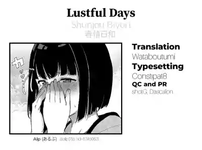 Shunjou Biyori | Lustful Days hentai