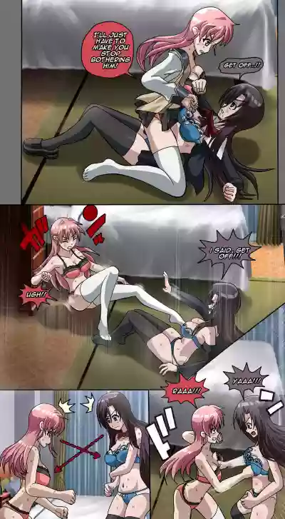 Yandere catfight: Kotohana vs Haruka hentai
