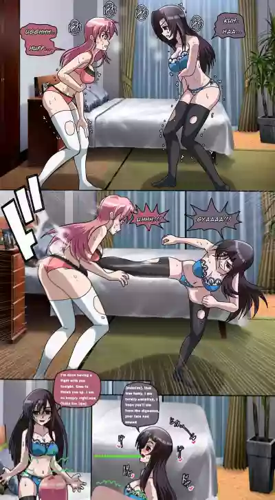 Yandere catfight: Kotohana vs Haruka hentai