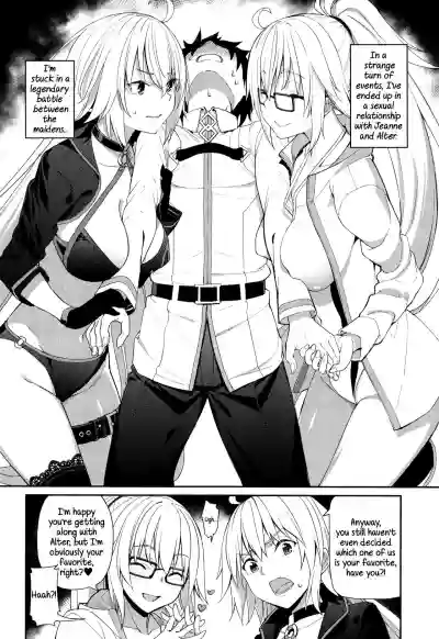 Jeanne to Alter no Sakusei Shuukan | A Week Of Getting Milked By Jeanne And Alter hentai