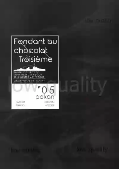 Fondant au chocolat troisieme hentai