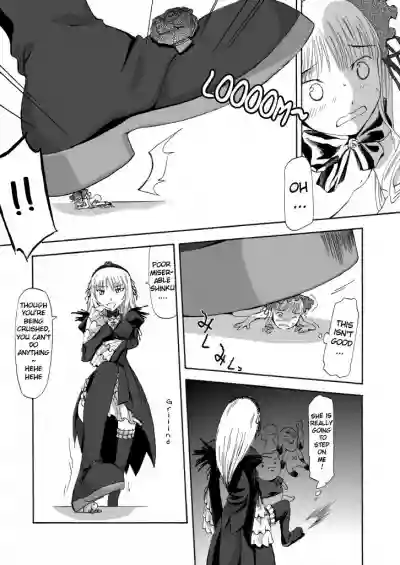 Rozen Maiden - Suigintou Size Fetish Doujin hentai