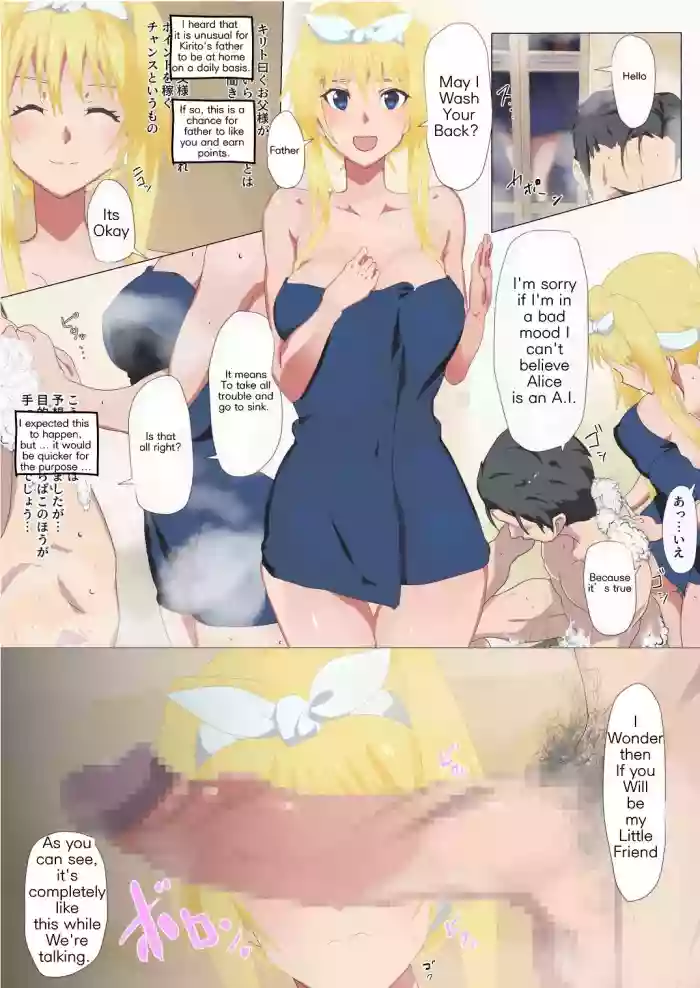 Alice to Otou-sama | Alice and Father hentai