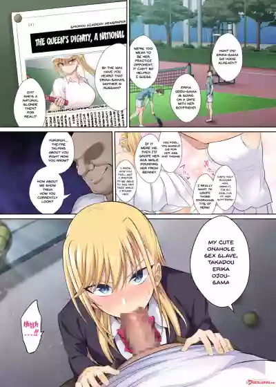 TenniCir no Joou ga Bihin no Chinpo Cleaner ni Otosareru Hanashi |  A Story Of The Tennis Queen Falling Into Being Cock Cleaner hentai