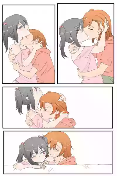 ほのにこがちゅっちゅﾁｭﾝﾁｭﾝしてるだけ | A Manga where Honoka and Nico-chan only do kissy kissy lovey dovey stuff! hentai