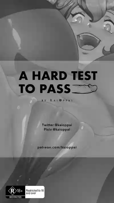 A Hard Test to Pass hentai
