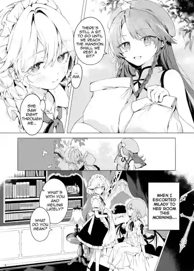 Meiling ni Kawaigarareru Sakuya-san ga Mitai Hon | A book about Sakuya getting sweet with Meiling hentai