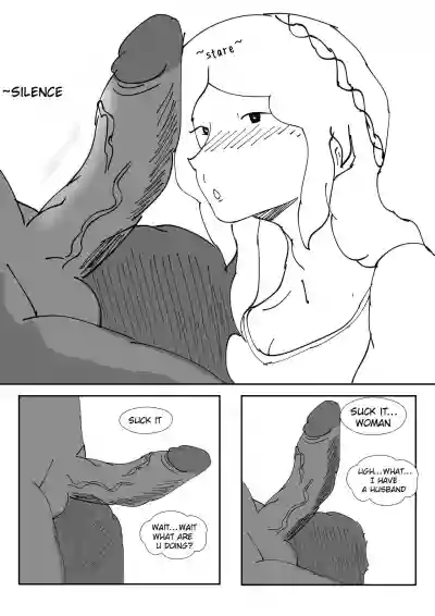 Horny wife and Orc hentai