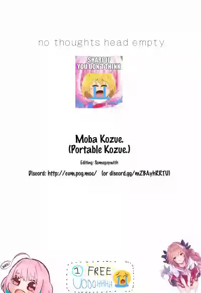 Moba Kozue. | Portable Kozue. hentai