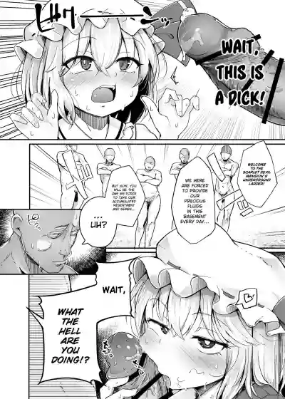 Flandre VS Wakarasetai Oji-san | Flandre Little Slut VS Five Old Men Trying To Fuck Some Respect Into Her hentai