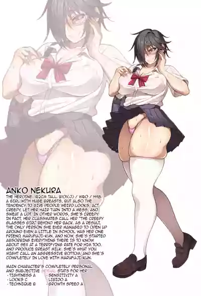 Nekura Megane ♀ | The Creepy Glasses Girl hentai