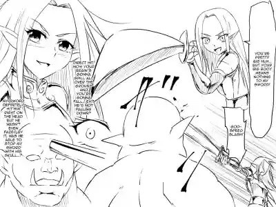 Haiboku Elf no Onna Kishi Orc Ryoujoku, Soshite... | A Female Elf Knight Gets Assaulted By An Orc, And Then... hentai