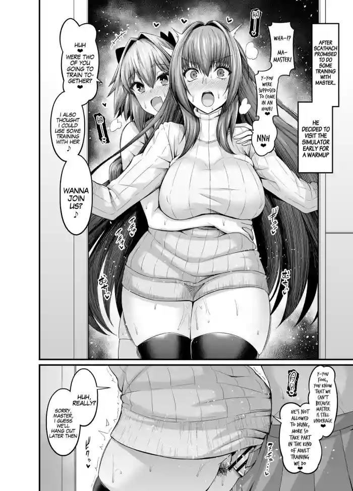 Scathach, Astolfo to Issho ni Training hentai