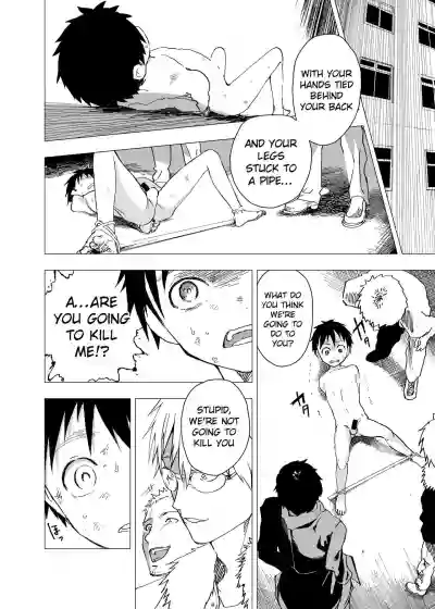 Ibasho ga Nainode Kami-machi Shite Mita Suterareta Shounen no Eromanga| A dirty manga about a boy who got abandoned and is waiting for someone to save him hentai