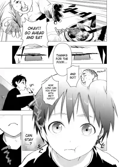 Ibasho ga Nainode Kami-machi Shite Mita Suterareta Shounen no Eromanga| A dirty manga about a boy who got abandoned and is waiting for someone to save him hentai