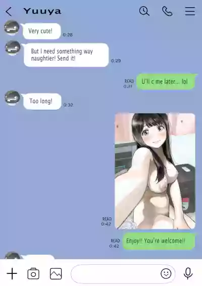 Kanojo no SmaPho o Nozoita dake nano ni | I Just Snooped through Her Smartphone hentai