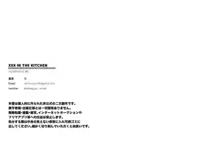 XXX IN THE KITCHEN / Sannamikopi Hon / Chuutojimen-tsuke Deta hentai