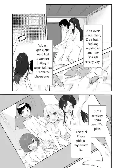 Boku no Onee-chan to Tomodachi wo Nemurasete Osottemitara Kaeriuchi ni Atta | The Tables were Turned when I tried to Rape my Sister and her Friends while they were Asleep hentai
