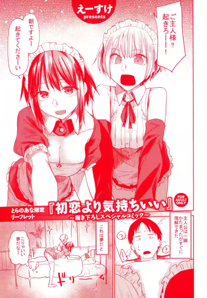 Hatsukoi yori Kimochi Ii Toranoana Gentei 4P Leaflet hentai