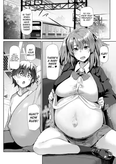 Yuusenseki ni Suwatte shimatta Shota o Hoshoku suru JK Ninpu no Manga | Pregnant JK Preys on Shota that Sat in Priority Seating hentai